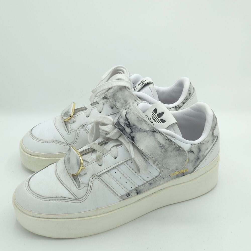 Adidas Originals Forum Bonega Marbled Women's Size 7.5 Black White Sneakers